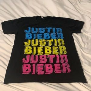 Justin Bieber My World Tour Shirt